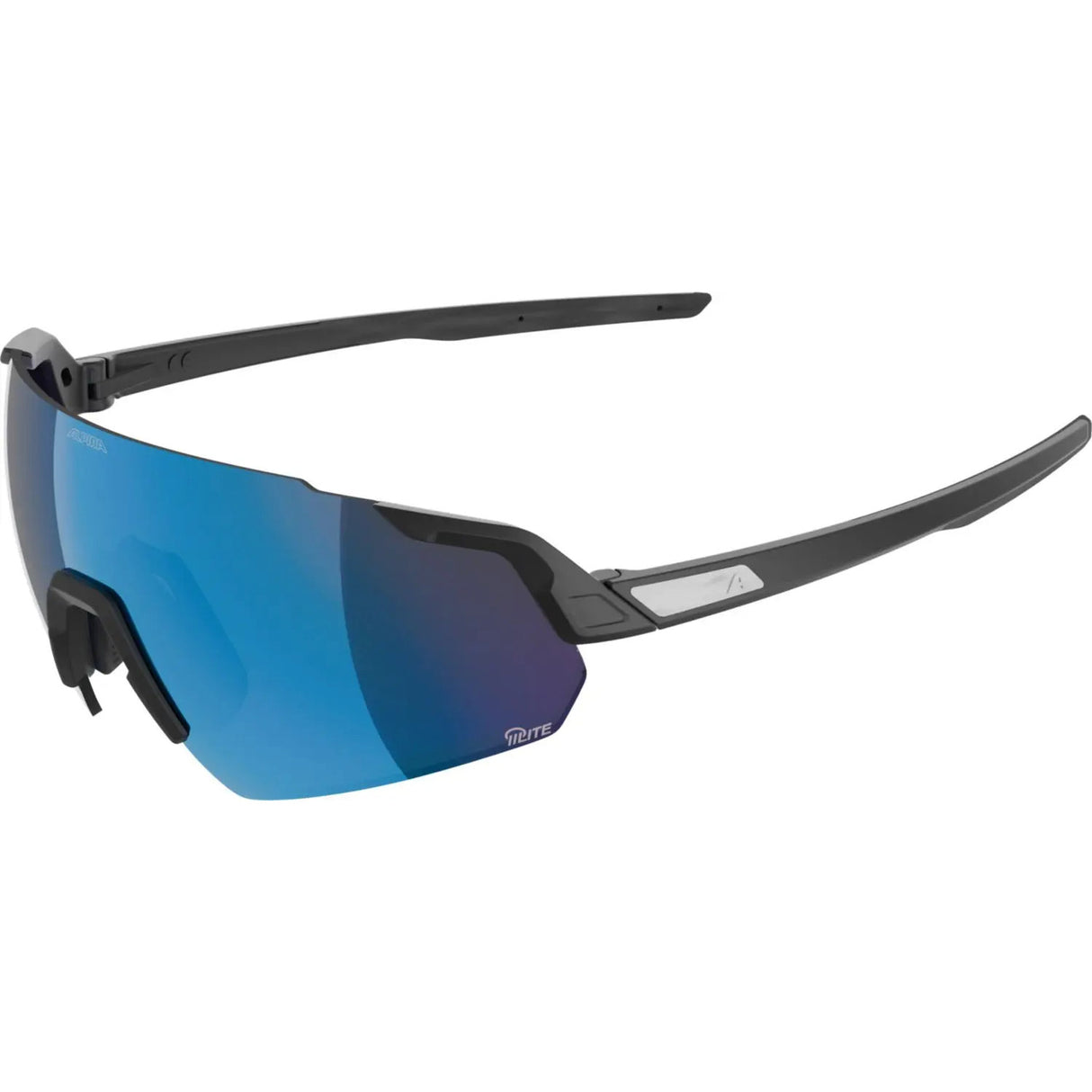 Olympisk sportstøj alpina sportssportsbriller turbo air q-lite mat sort