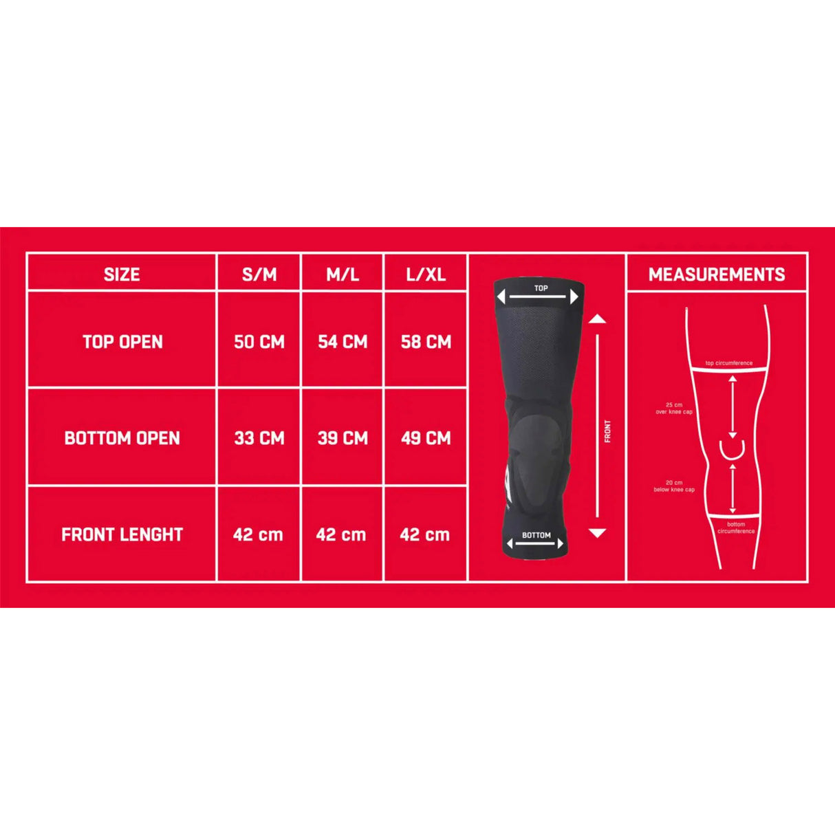 Olympisk sportstøj alpina sports knæpuder s-m sort