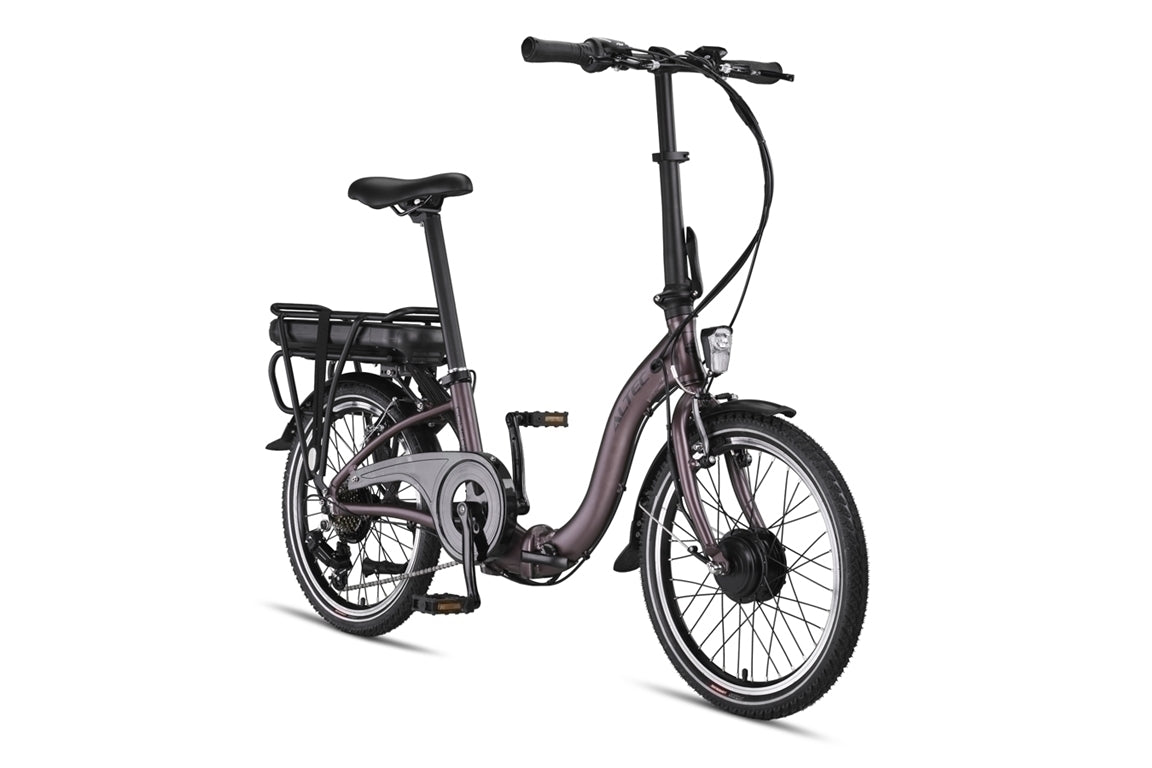 ALTEC COMFORT e-cykelfoldningscykel 20 tommer 7-spd. 518Wh Terra Brown M129 40nm -