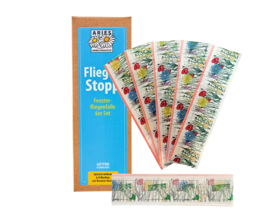 Vædderfluesnapper - 6 stk - fluestop