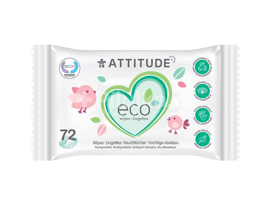 Attitude fugtige babyservietter