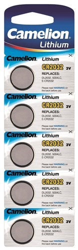Camelion Button Cell Battery 3V CR2032 Kort A 5 stykker