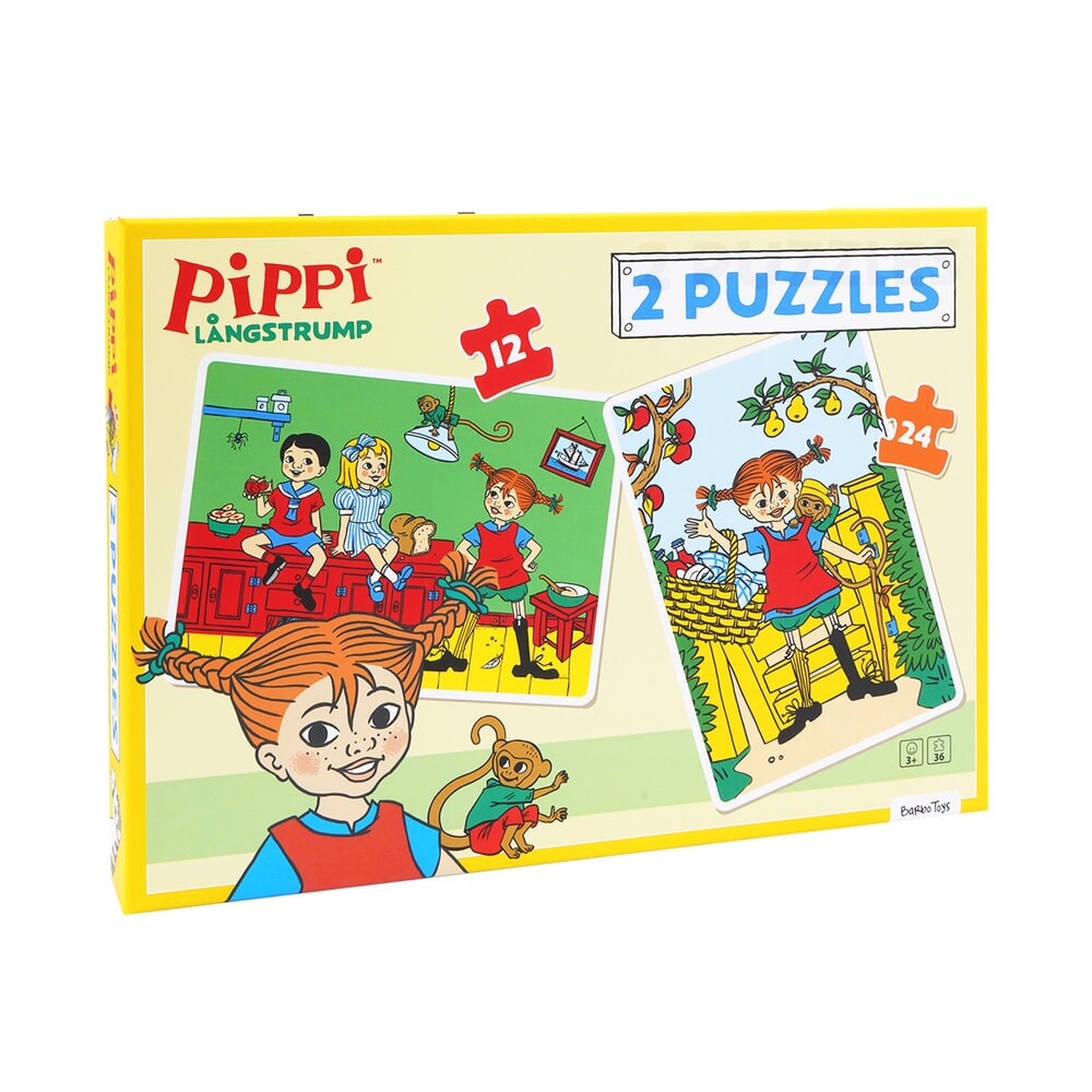Barbo legetøj pipepi 2 puslespil (8624)