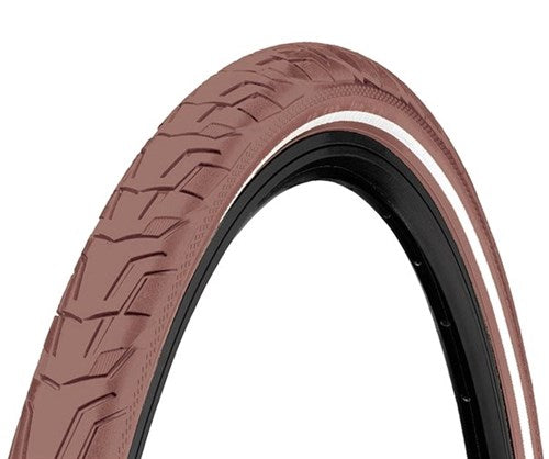 Continental ride city 28 x 1,75 ledning brun brun