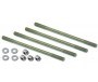 Bofix taske med 4 cylinder studs m6x145 uni.