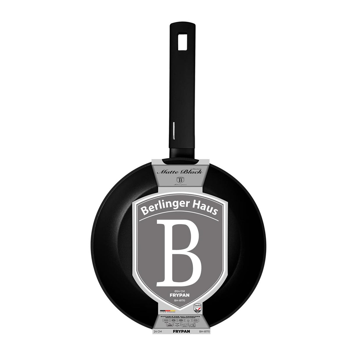 Berlingerhaus stegepande mat sort 24cm