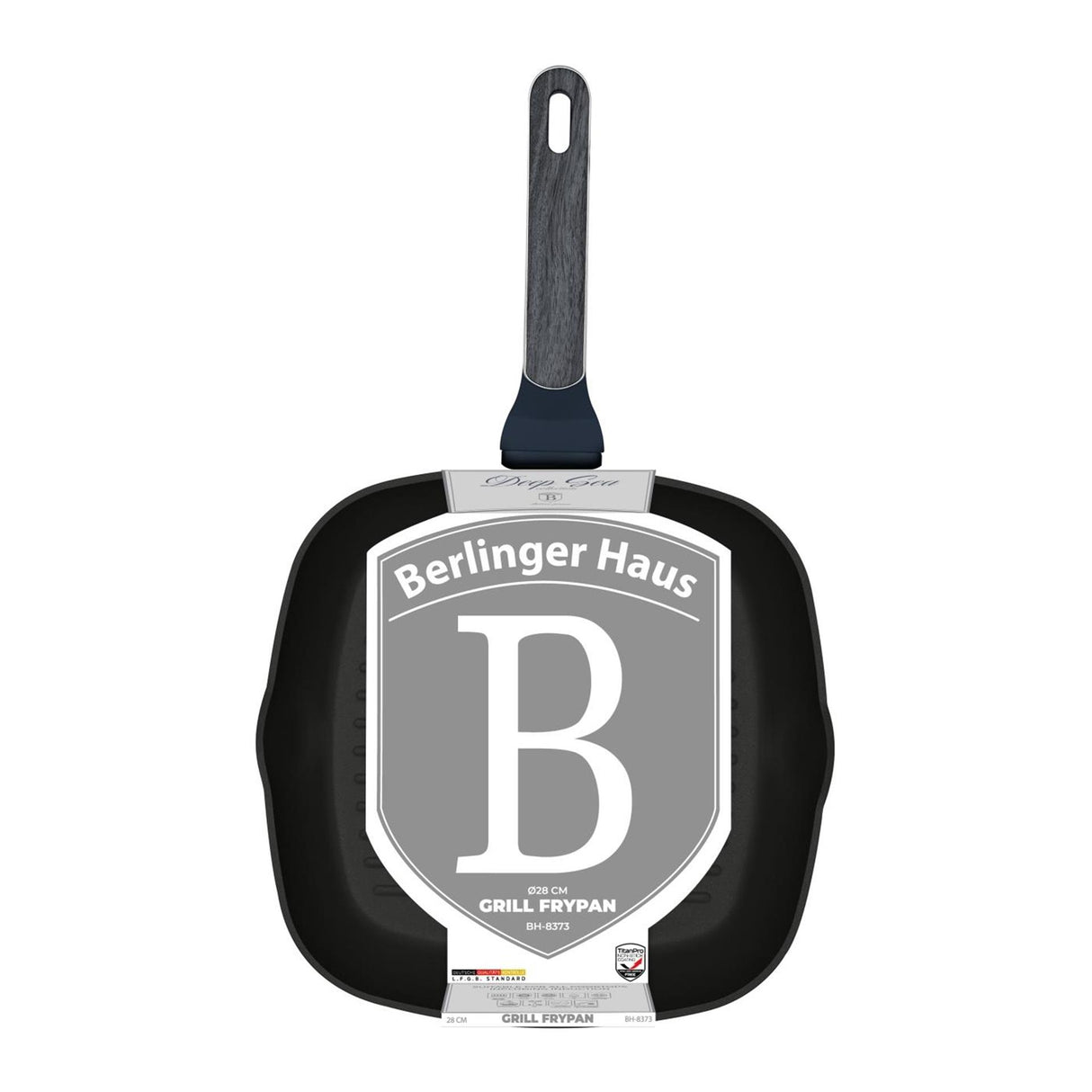 Berlingerhaus berlinger haus deep sea collection grillpande ø28cm
