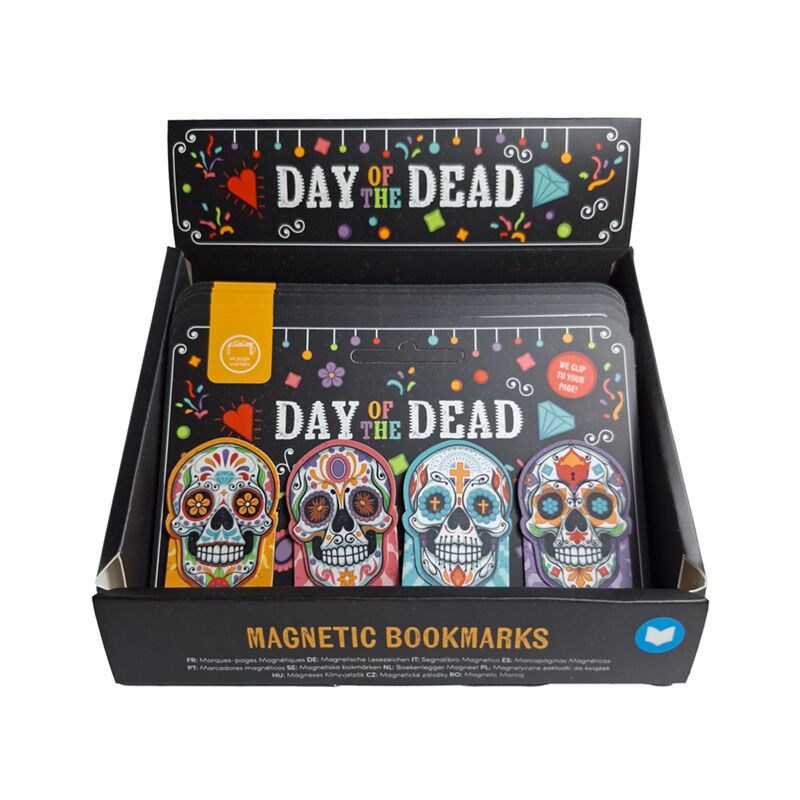 Dia de los muertos magnetiske bogmærkesæt