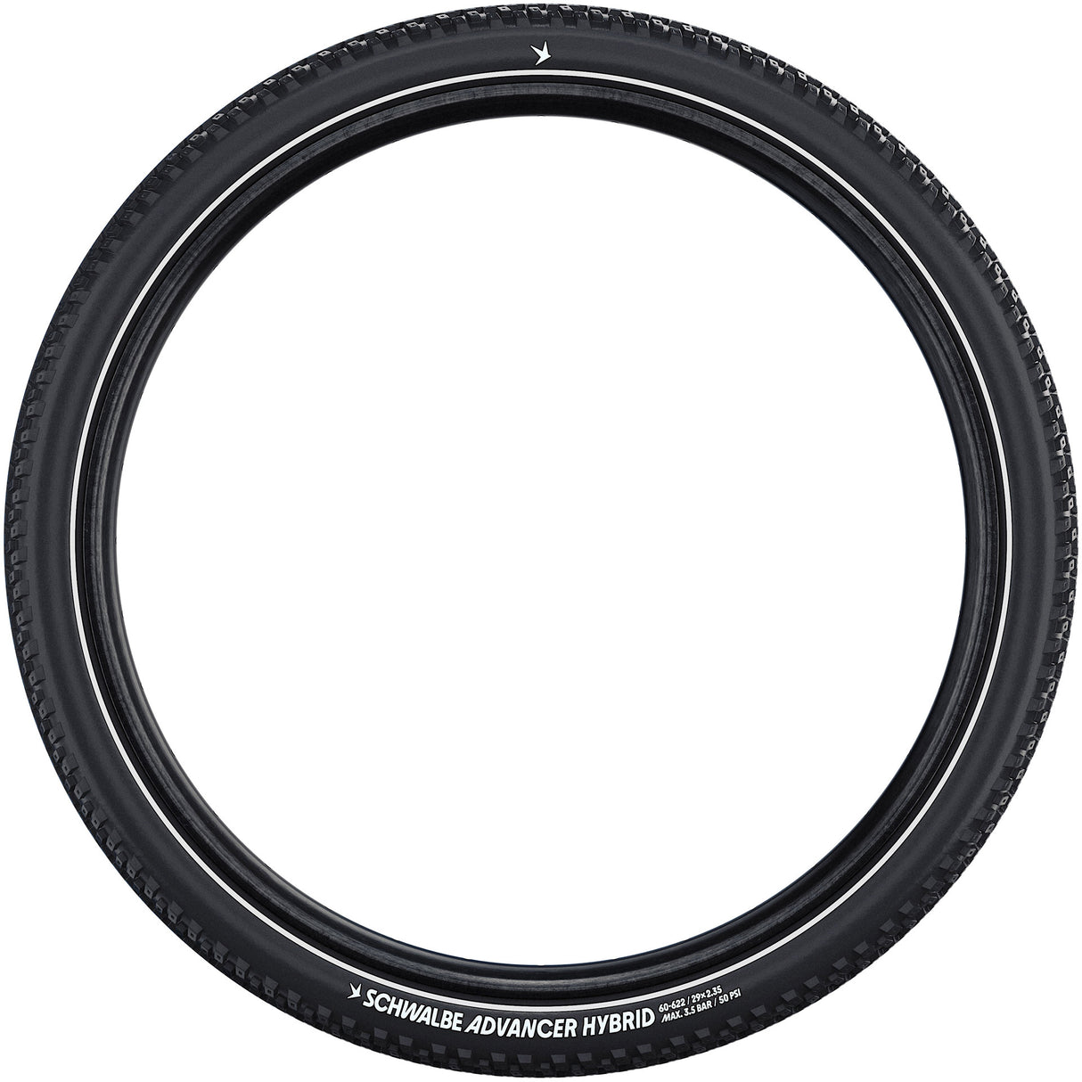 Schwalbe reifen advancer hybrid active line dæk advancer hybrid act.line 60-622