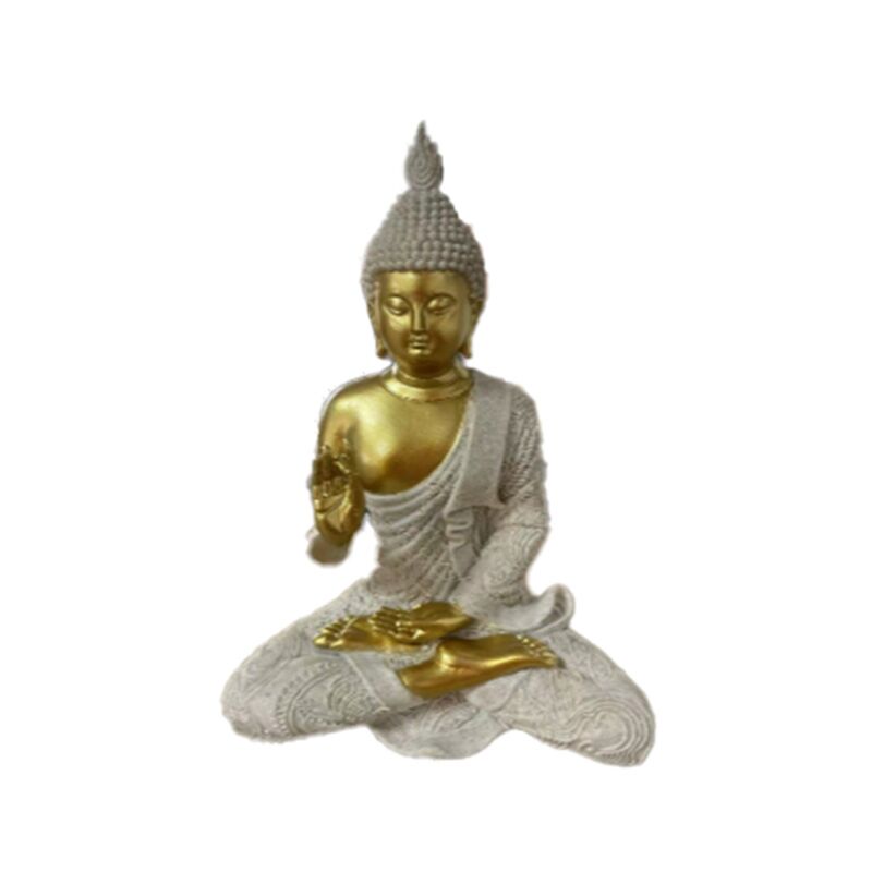 Sandsten guldeffekt Thai Buddha meditation