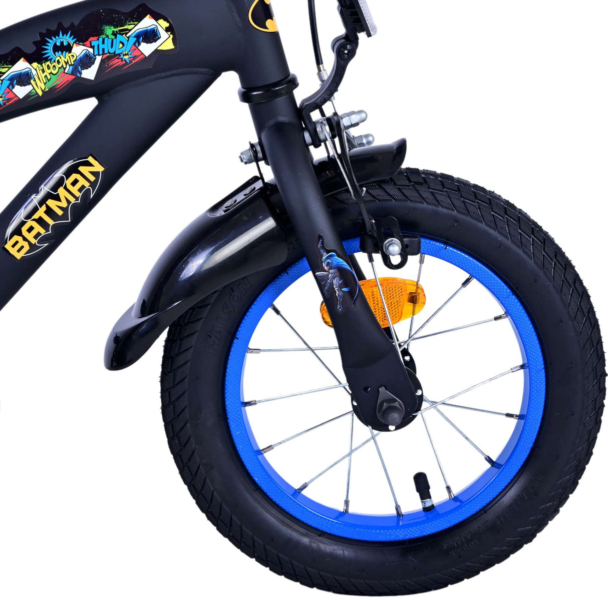 Batman børnecykel - drenge - 12 tommer - sort