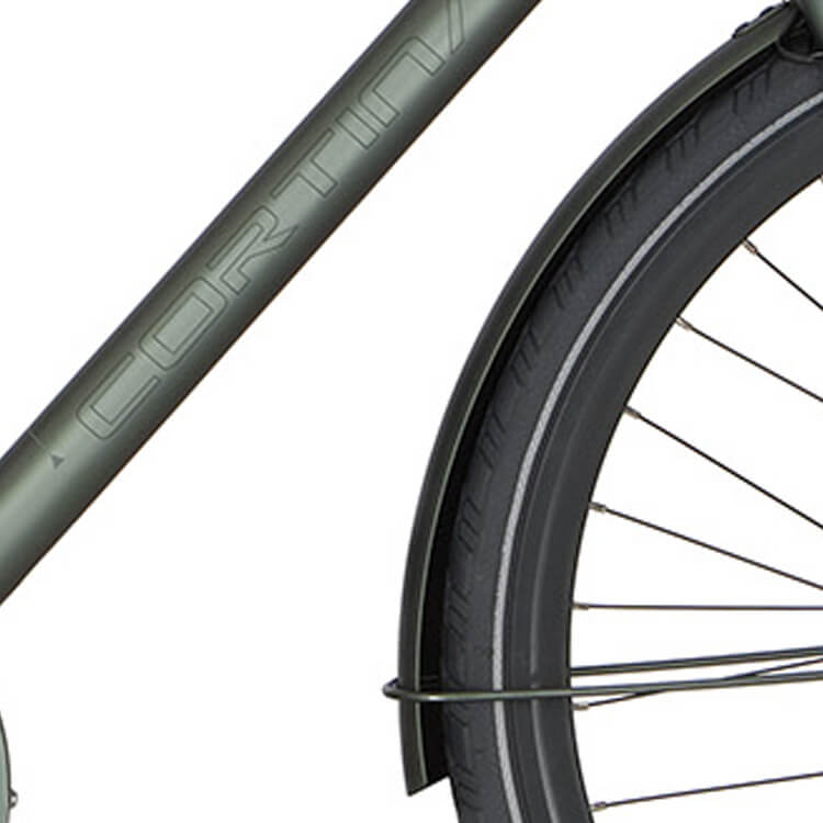 Cortina Fender til 28 Speed Matt Titanic Green