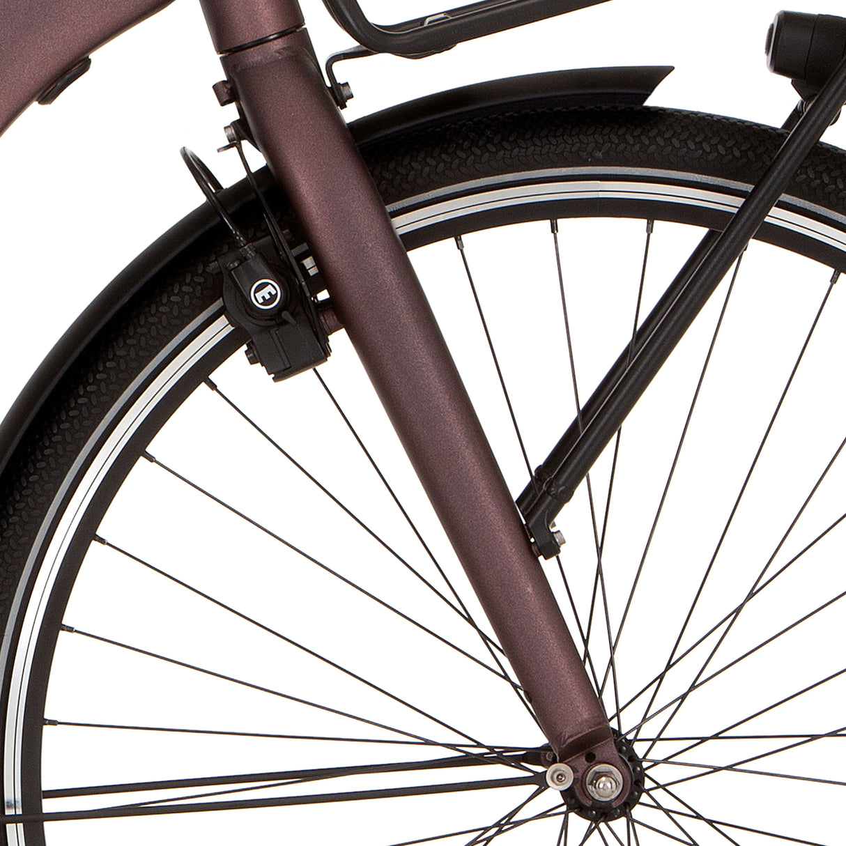 Cortina Fork e-Common Black Red Matt Matt