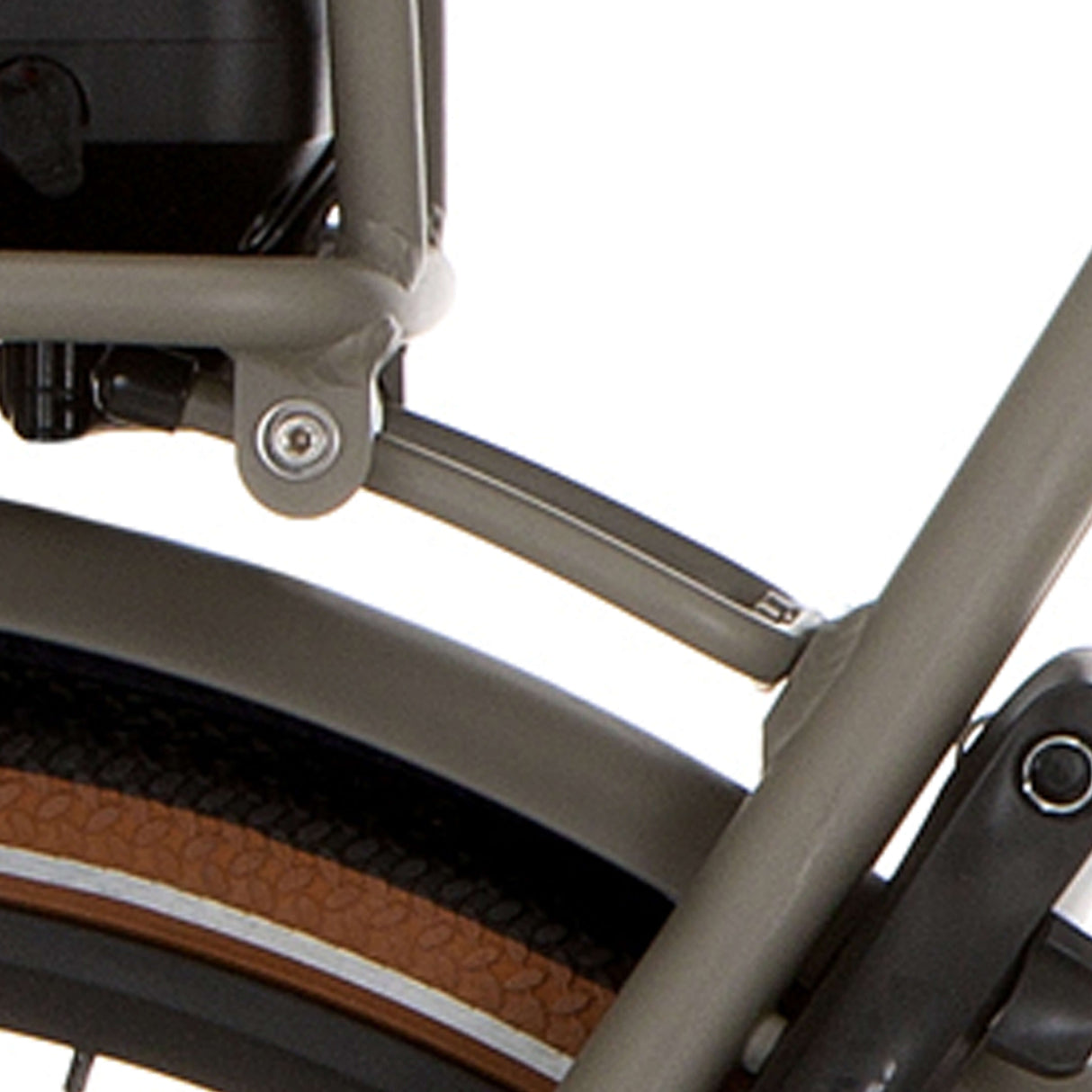 Cortina Achterdrager Bracket 110mm Bafang Quarz Gray Matt
