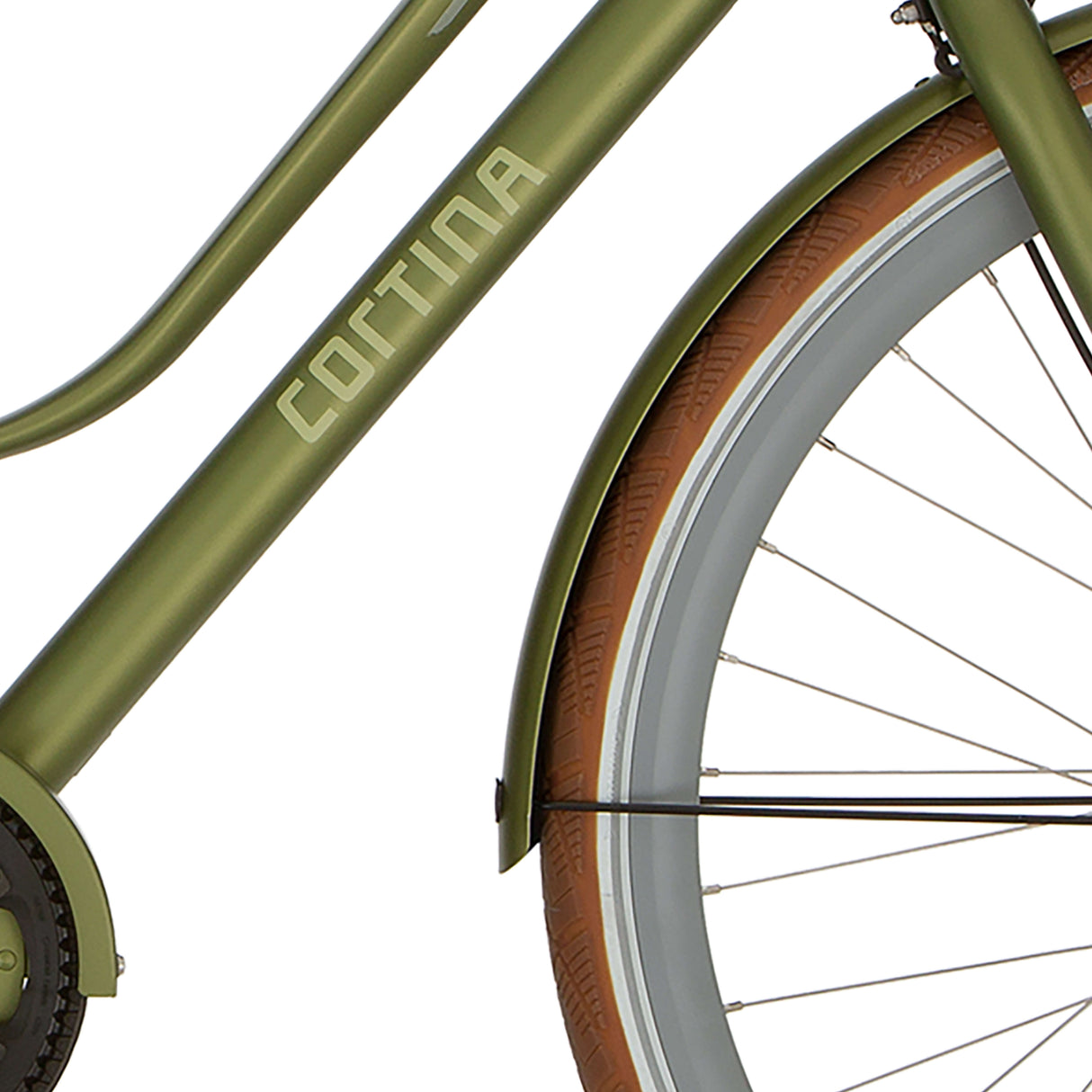 Cortina fender til 28 mozzo muskatnød Green Matt