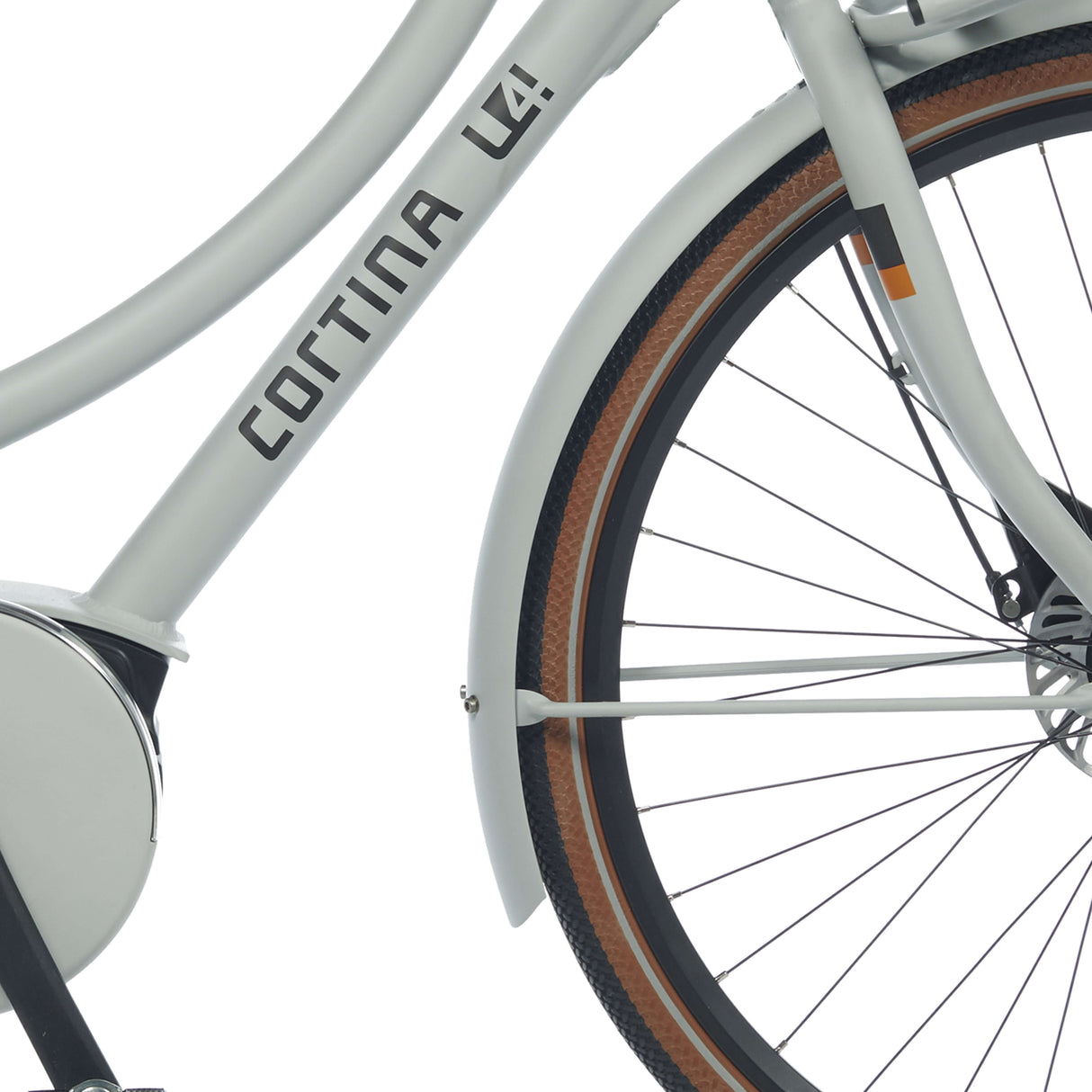 Cortina fender til 28 E-U4 glat grå Matt