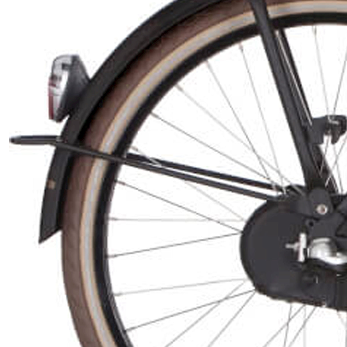 Cortina bageste mudguard stang 26 u4 jet sort matt