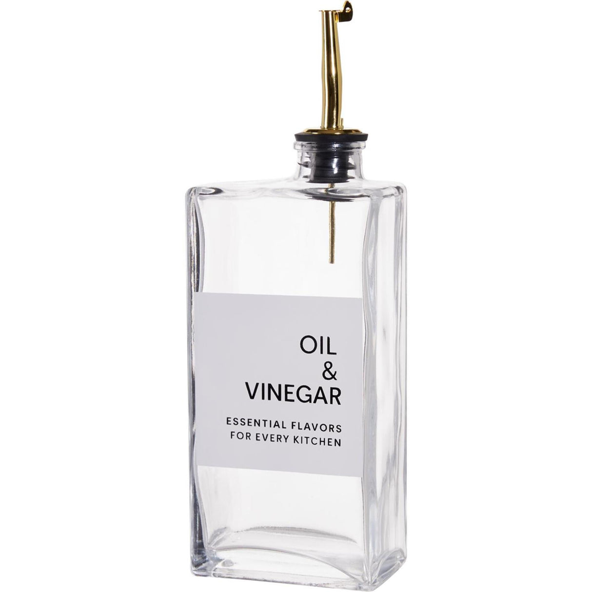 Excellent houseware olie azijnfles glas 500ml met schenktuit