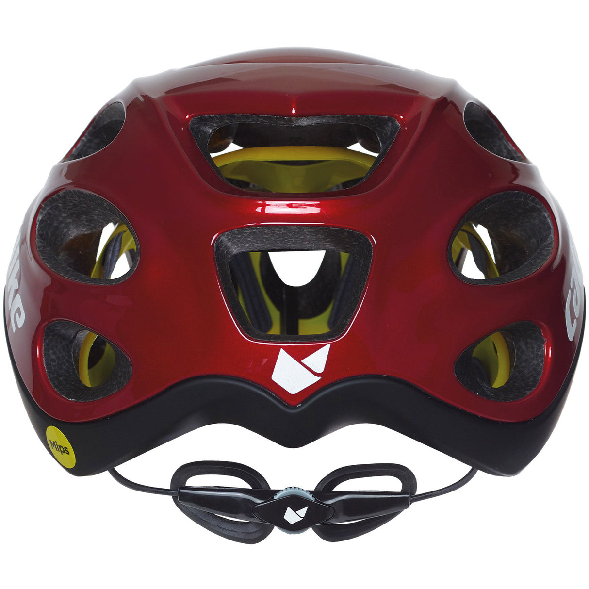 Kattelignende racerhjelm vento mips størrelse m 55-57cm rød metallic