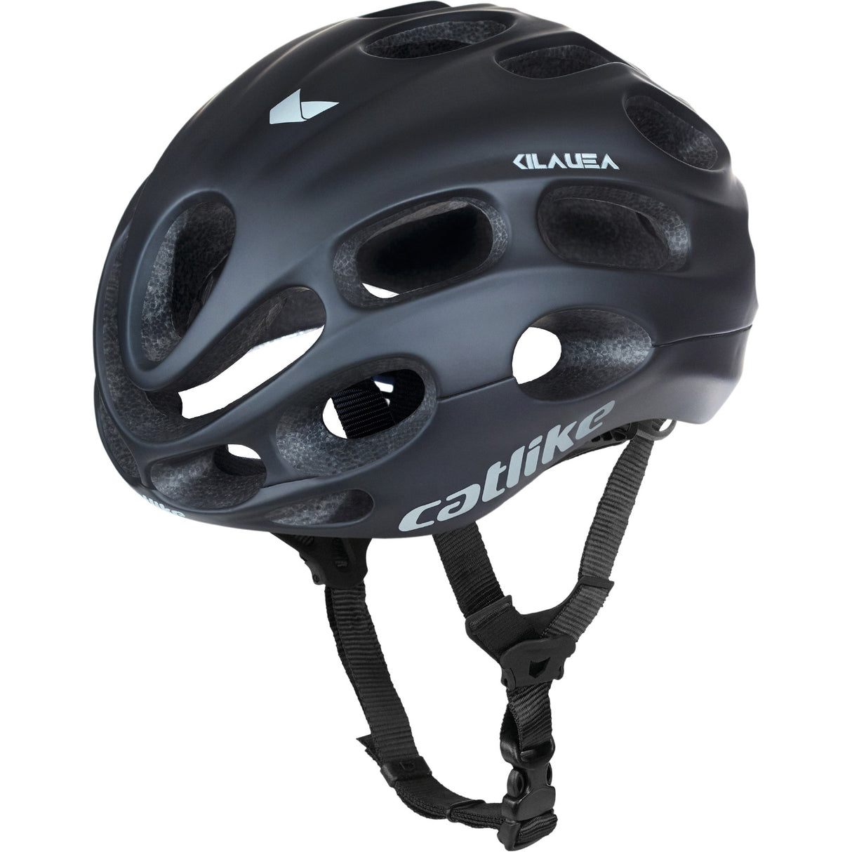 Kattelignende racerhjelm kilauea str. s 52-54cm sort mat