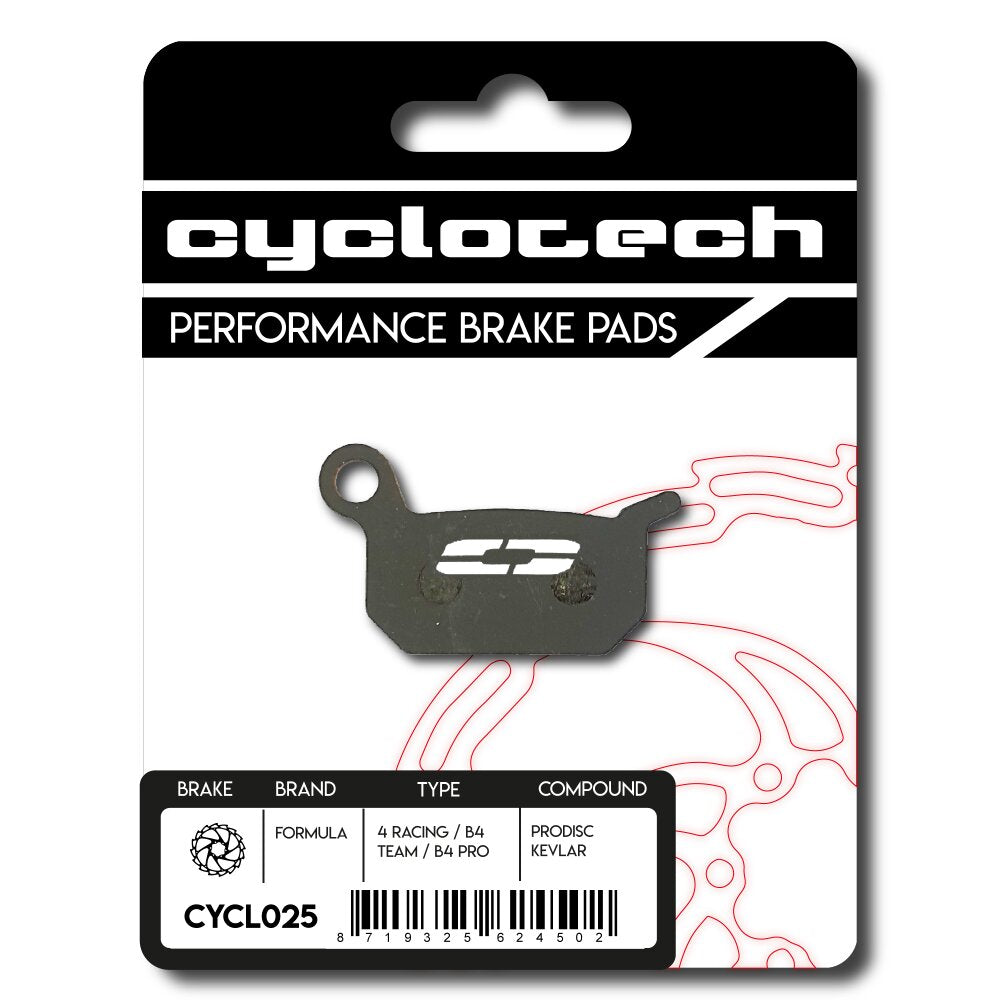 Cyclo tech schijfremblok prodisc kevlar formula 4racing