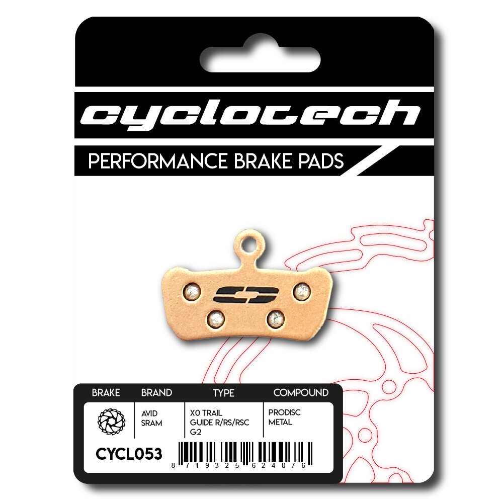 Cyclo tech schijfremblok prodisc metal sram g2