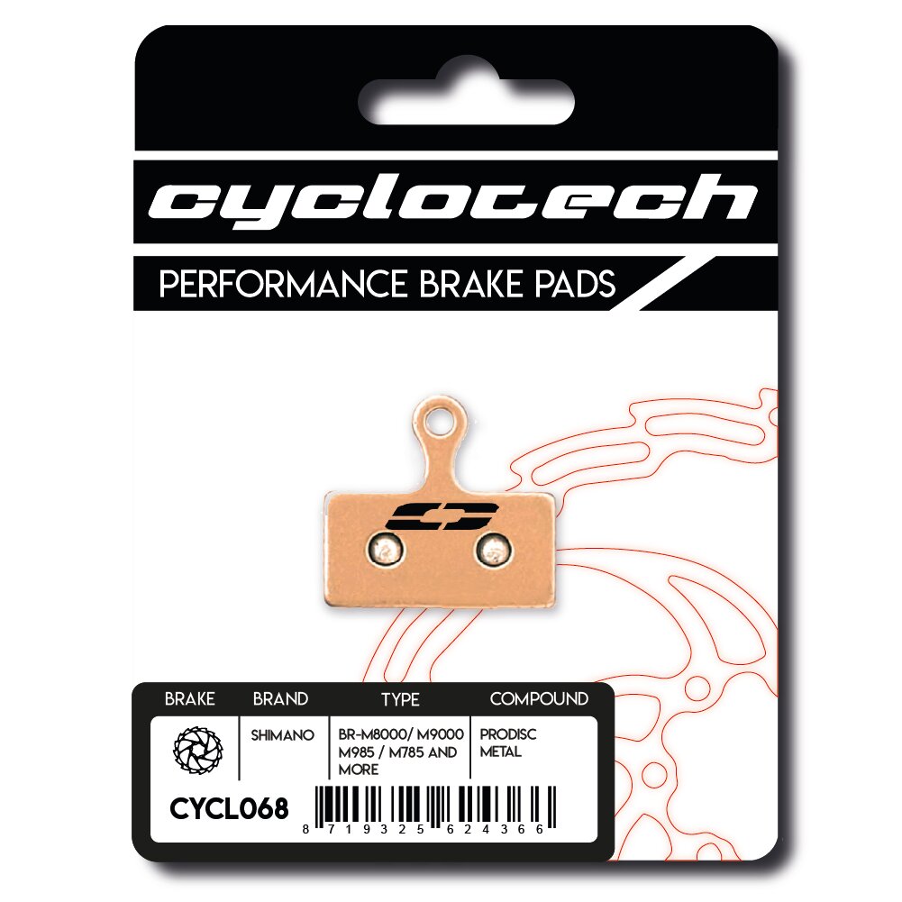 Cyclo tech schijfremblok prodisc metal shimano xt