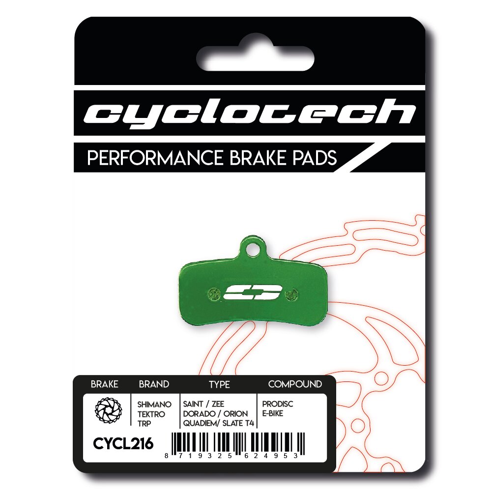 Cyclo tech schijfremblok prodisc e-bike shimano saint