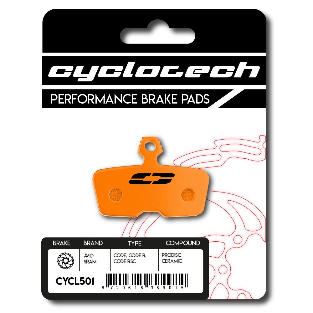 Cyclo tech schijfremblok prodisc ceramic sram code