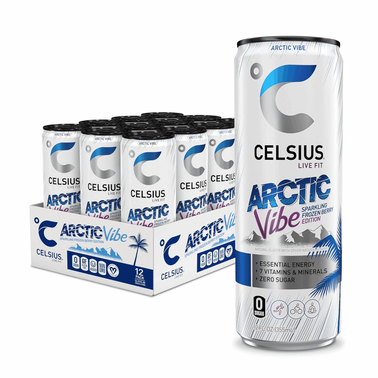 Celsius arctic vibe dåse (12x 250ml)