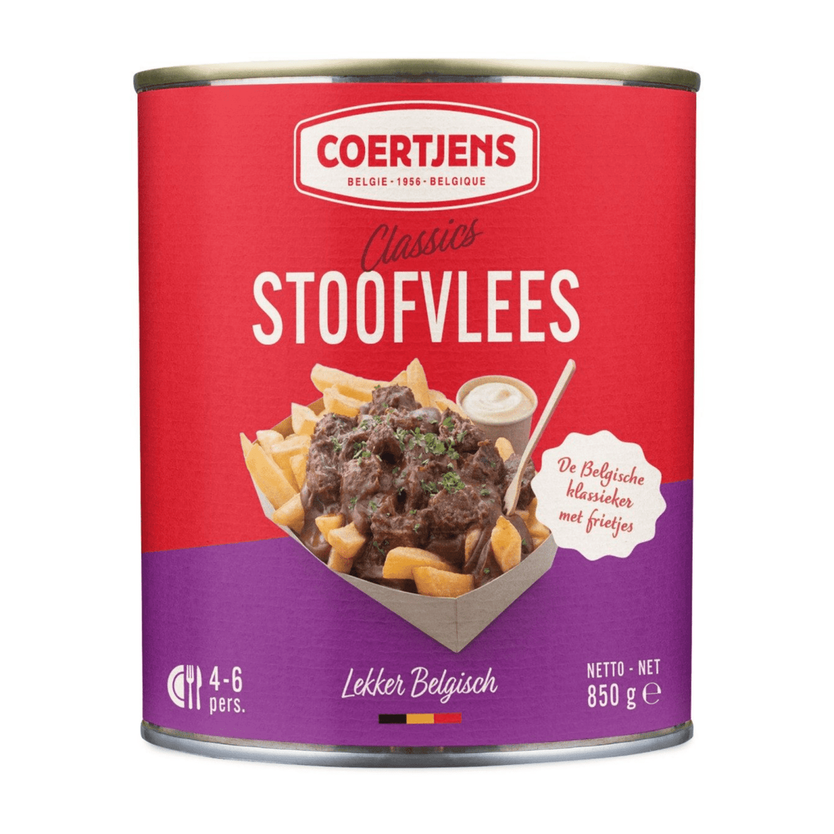 Coertjens gryderet kød (850 gram)
