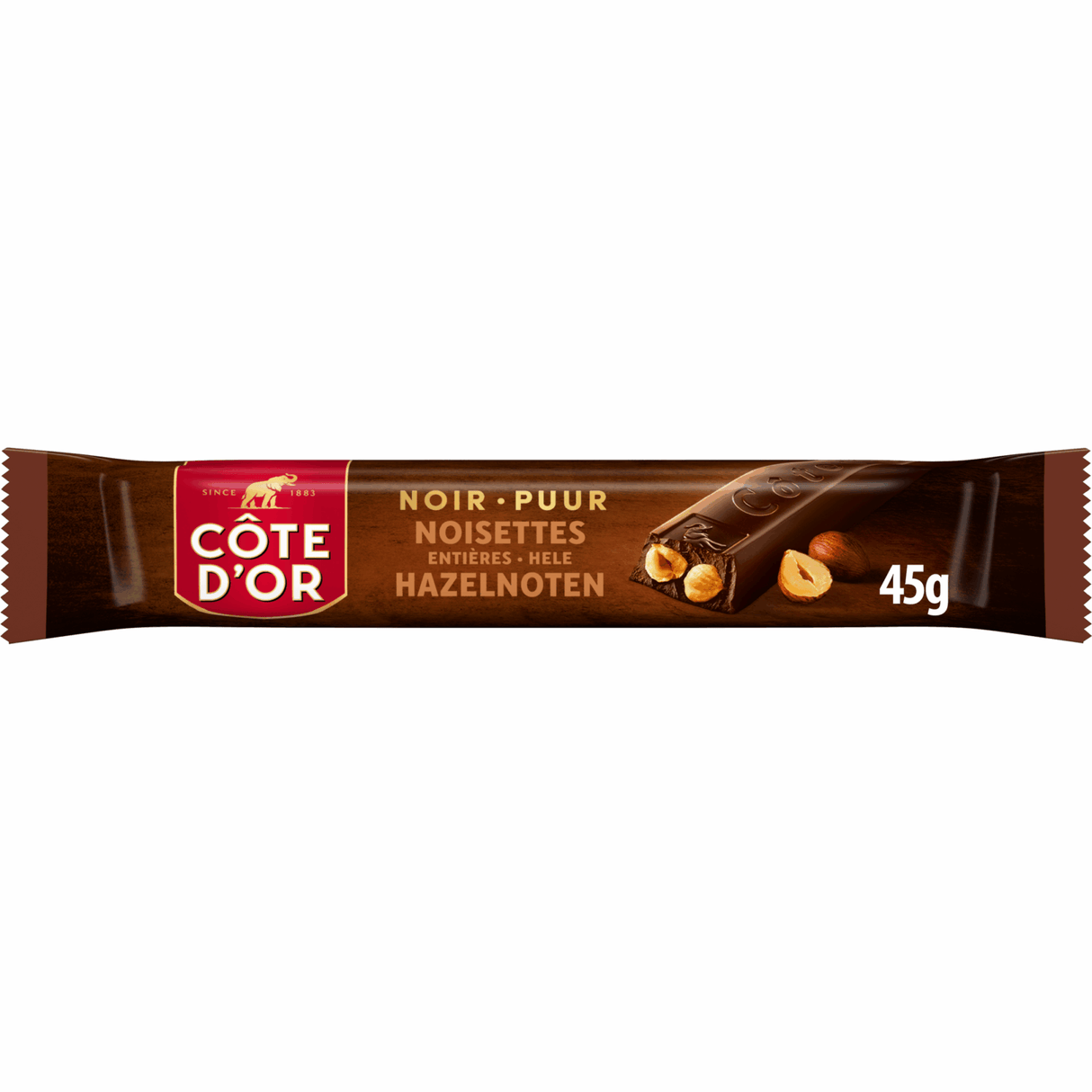 Cote d'or bar rene hasselnødder (32x 45gr)