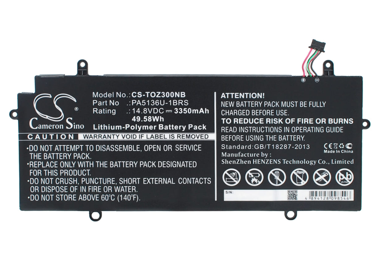 Erstatning laptop batteri 3350mah