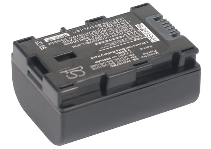 Digitalkamera batteri 3.7v 890mah li-ion til JVC
