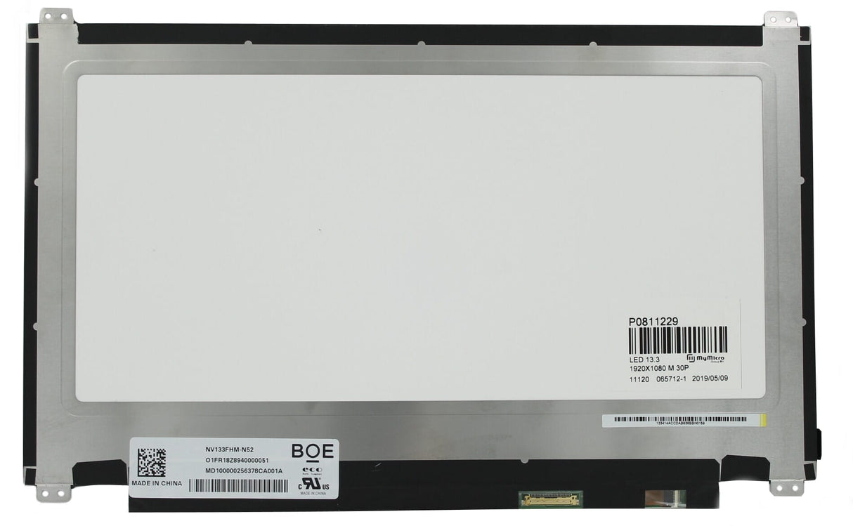 13,3 tommer LCD-skærm 1920x1080 mat 30pin EDP, IPS