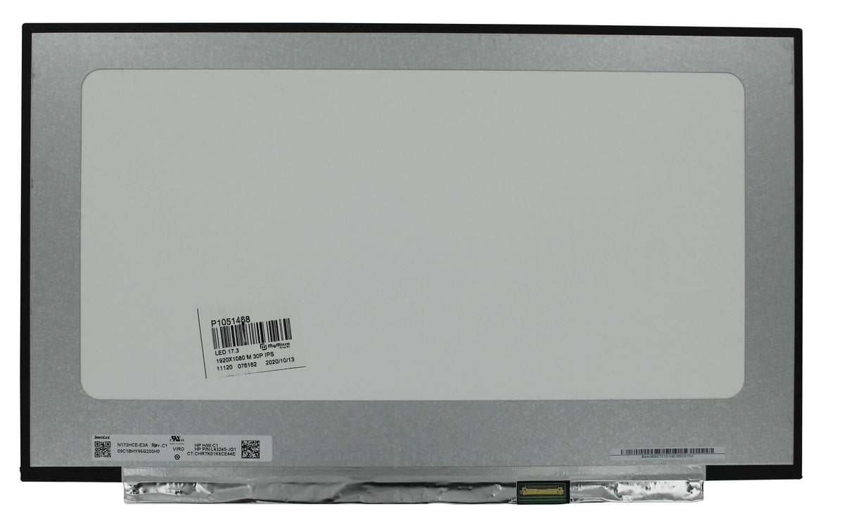 17,3 tommer LCD-skærm 1920x1080 glans 30pin EDP, IPS