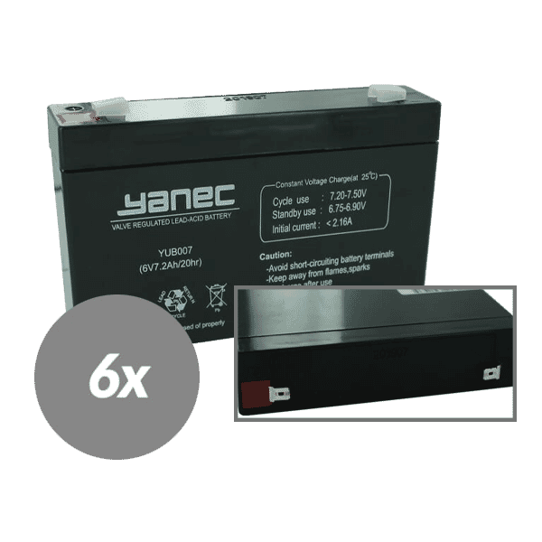 Yanec ups batteriudskiftningssæt rbc88 (ekskl. kabler)