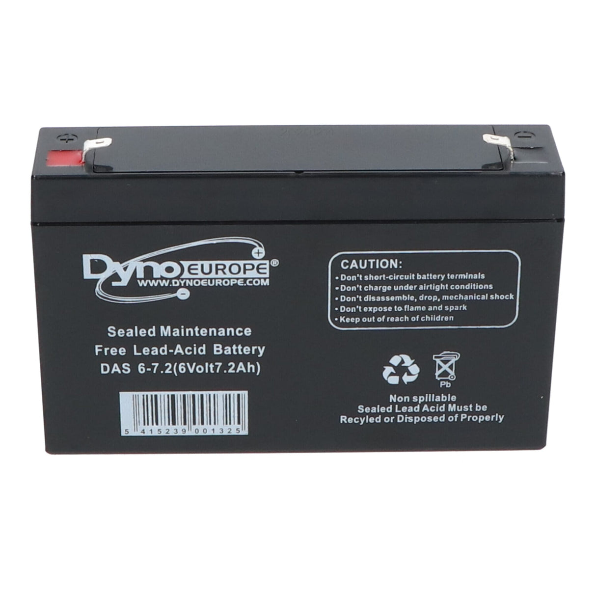 Dyno europe dyno blybatteri 6v 7.2ah