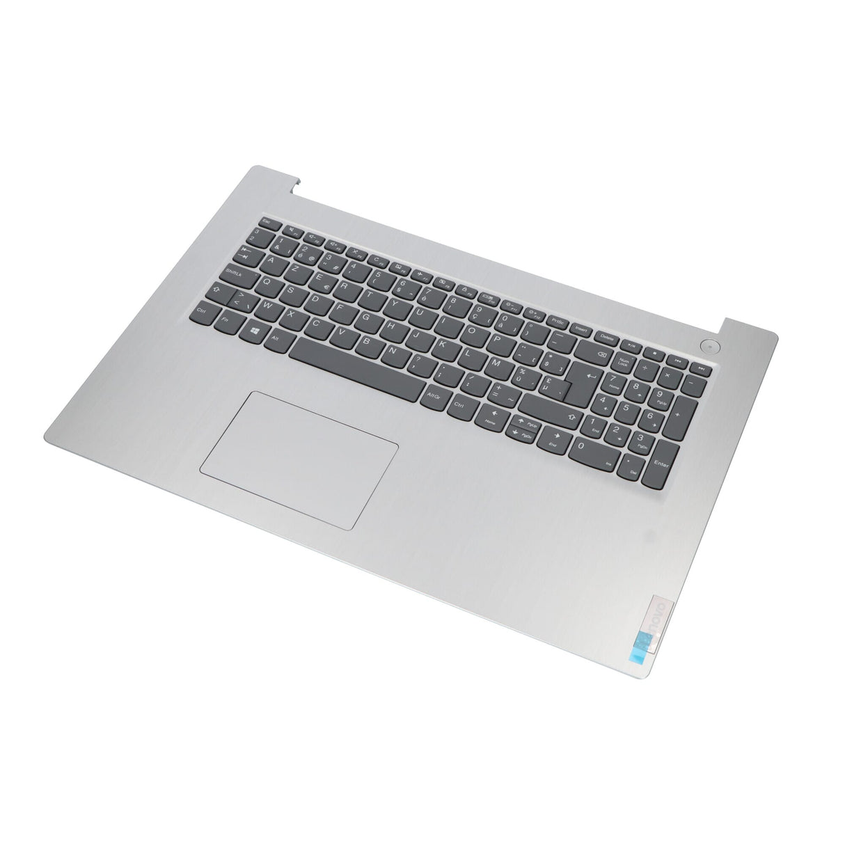 Lenovo bærbar tastatur Azerty Be + Top Cover - Grå