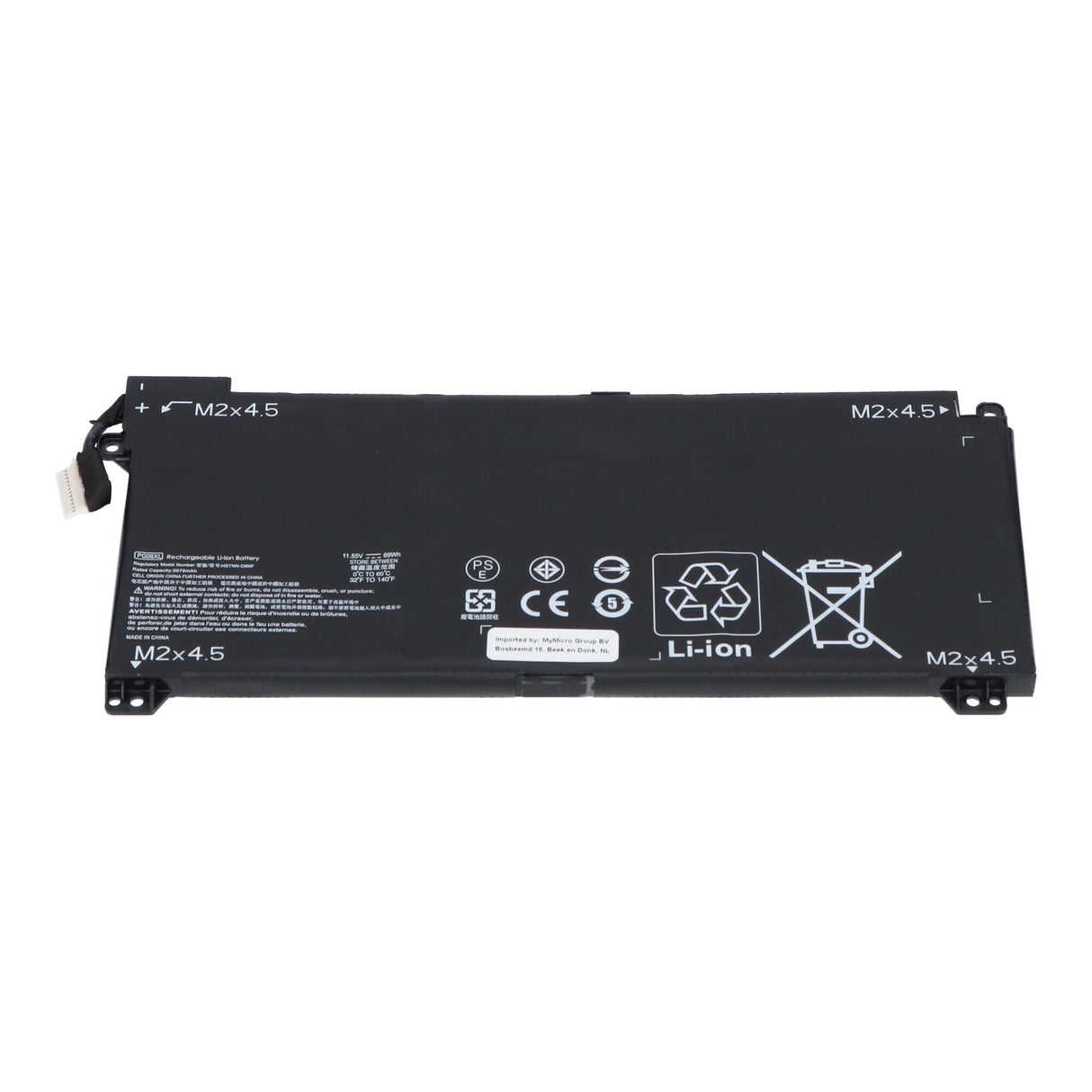 Udskiftningsdele bærbar batteri 5600mAh