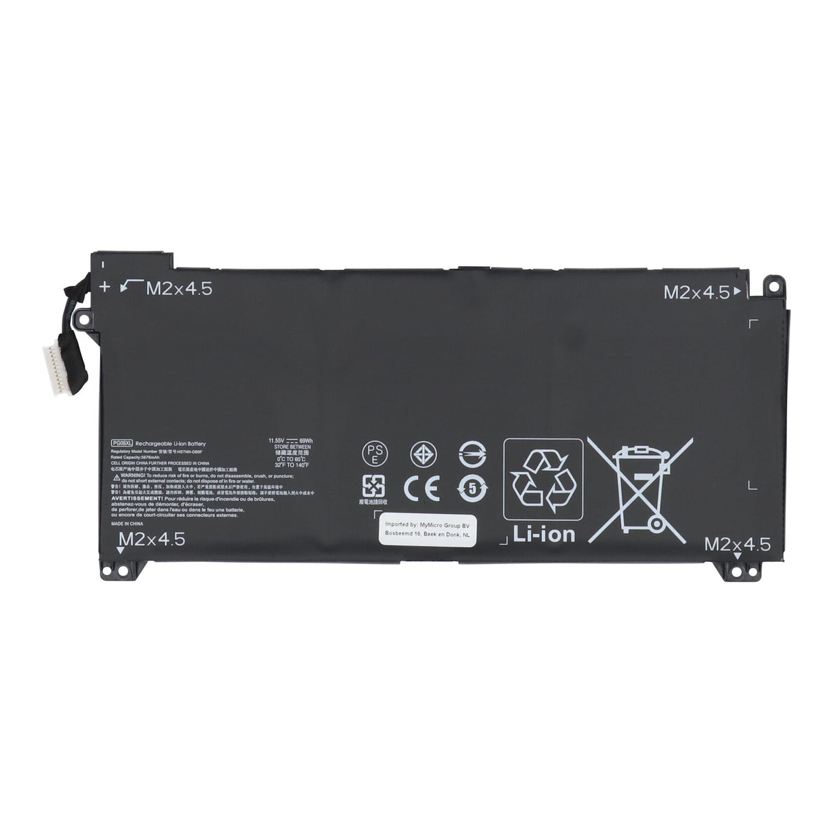 Udskiftningsdele bærbar batteri 5600mAh