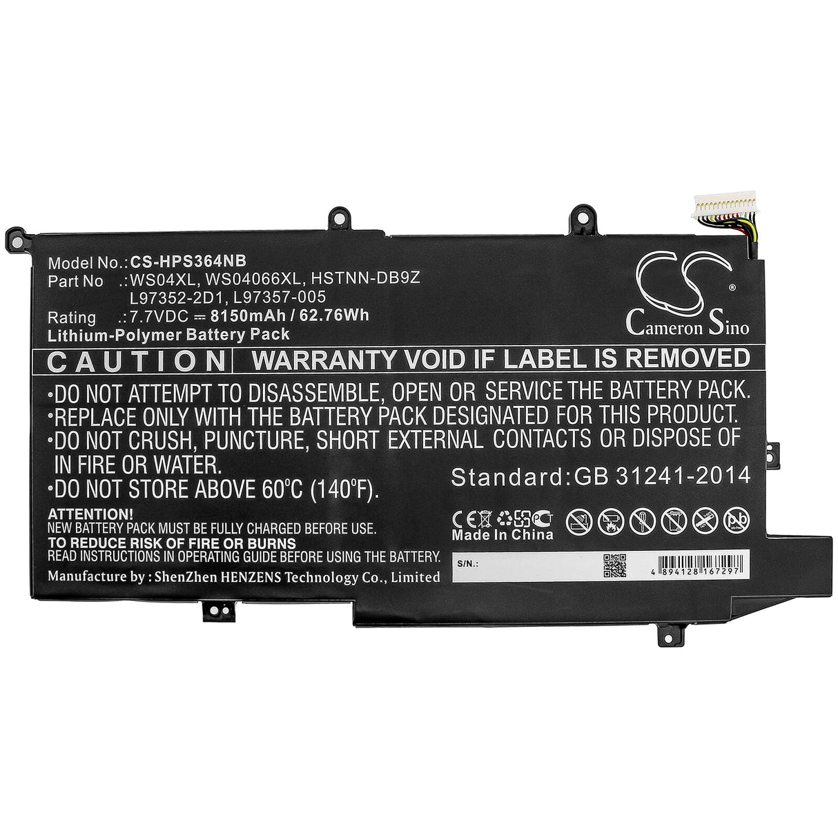 Udskiftningsdele Laptop Batteri 8150mAh