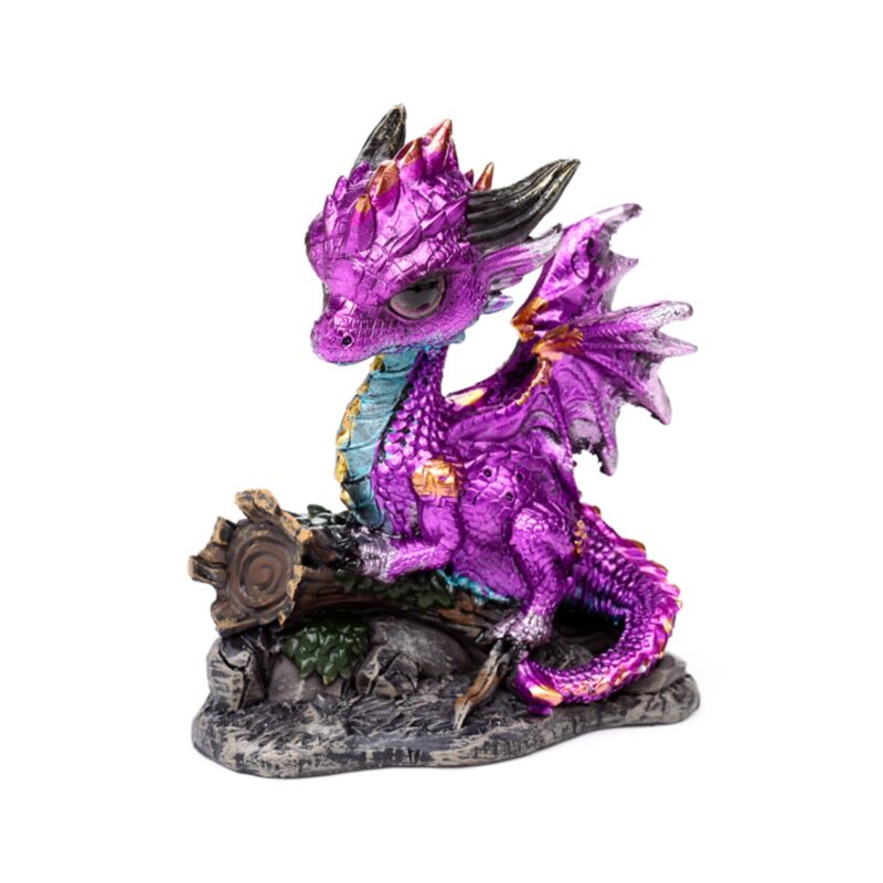 Elementer sød baby ametyst skovdrage