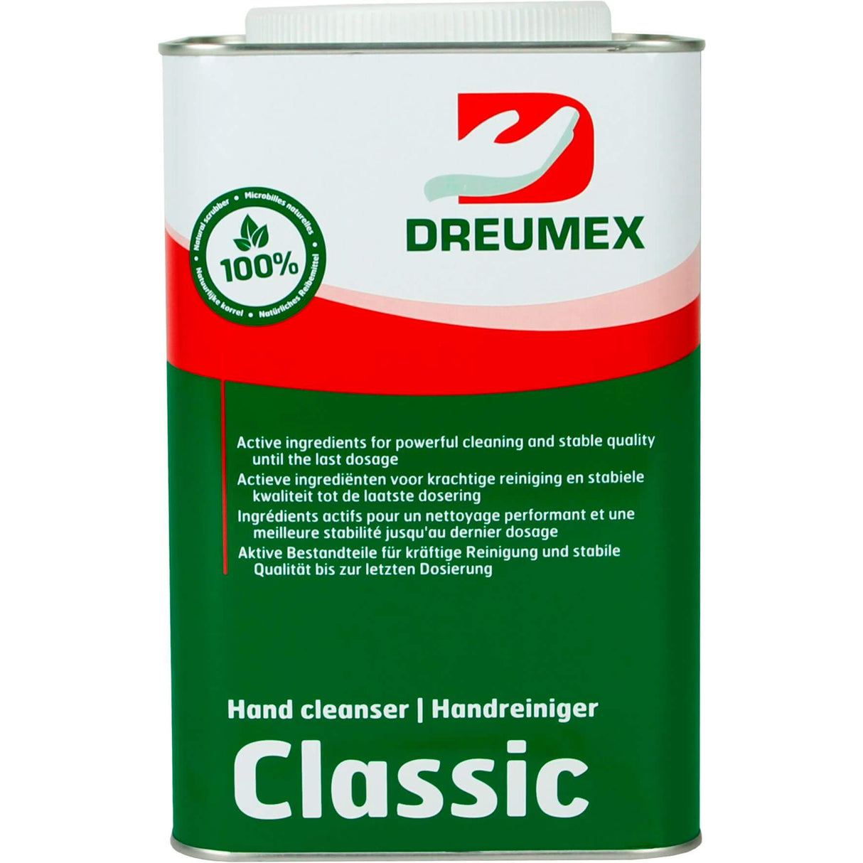 Sæbe dreumex kan rød 4,5 ltr klassiker