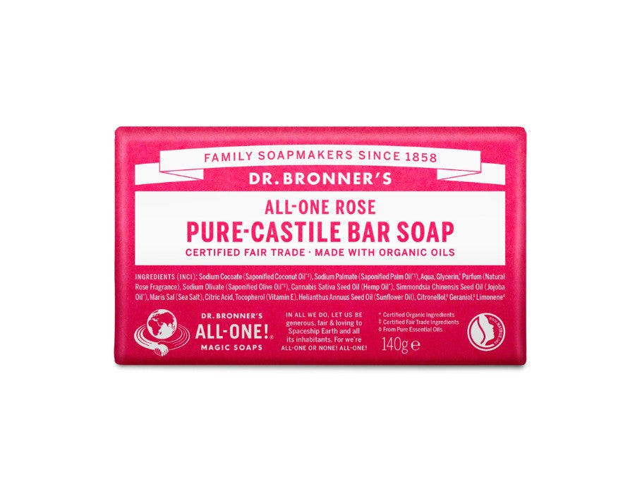 Dr. Bronner's Soap Block - Pure Castilla - Roos
