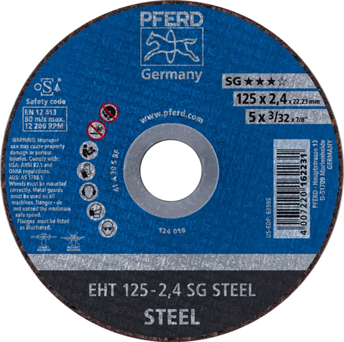 Pferd dss stål a30 125-2,4 | 25 stk