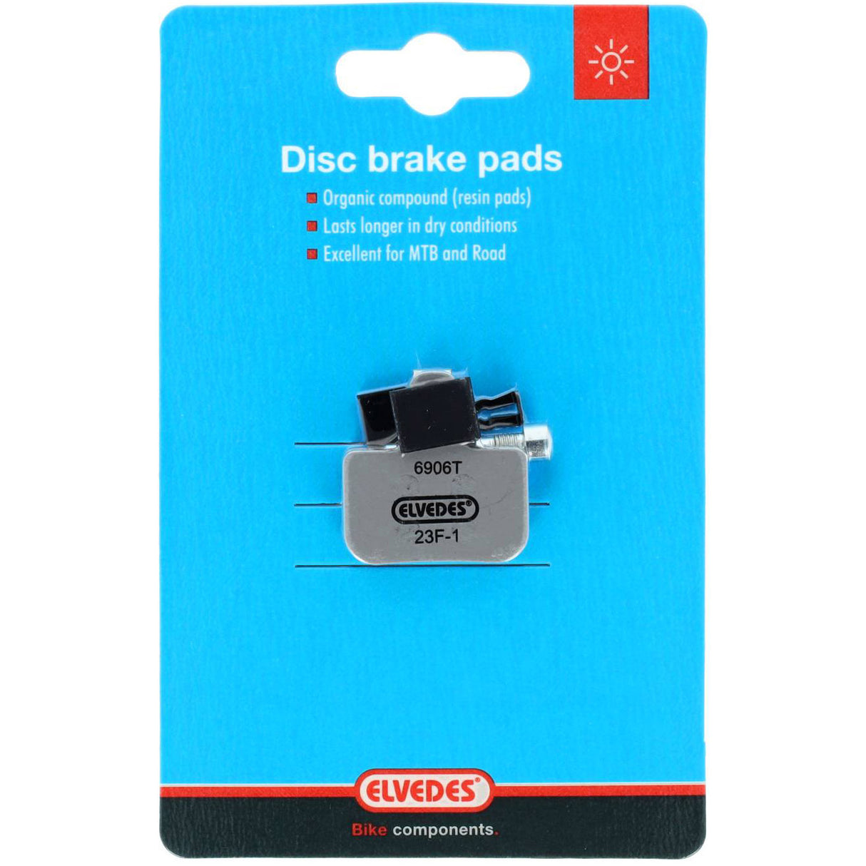 Elvedes Disc Brake Blocks Avid | 6906t | grå