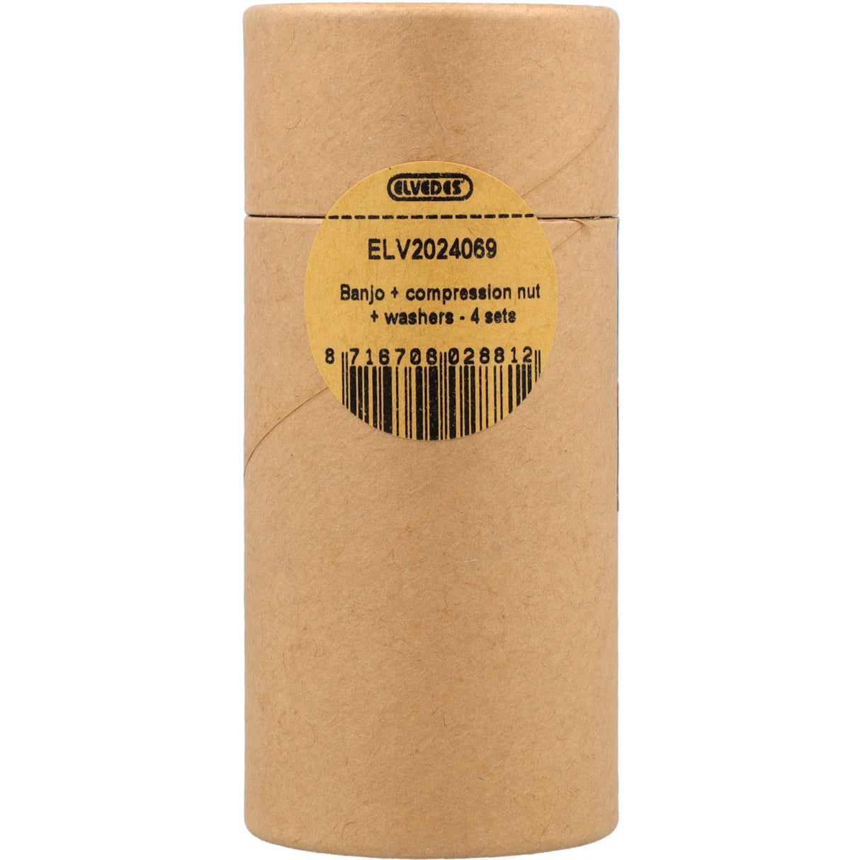 Elvedes sæt banjo, drejeled og ringe (4 stk)
