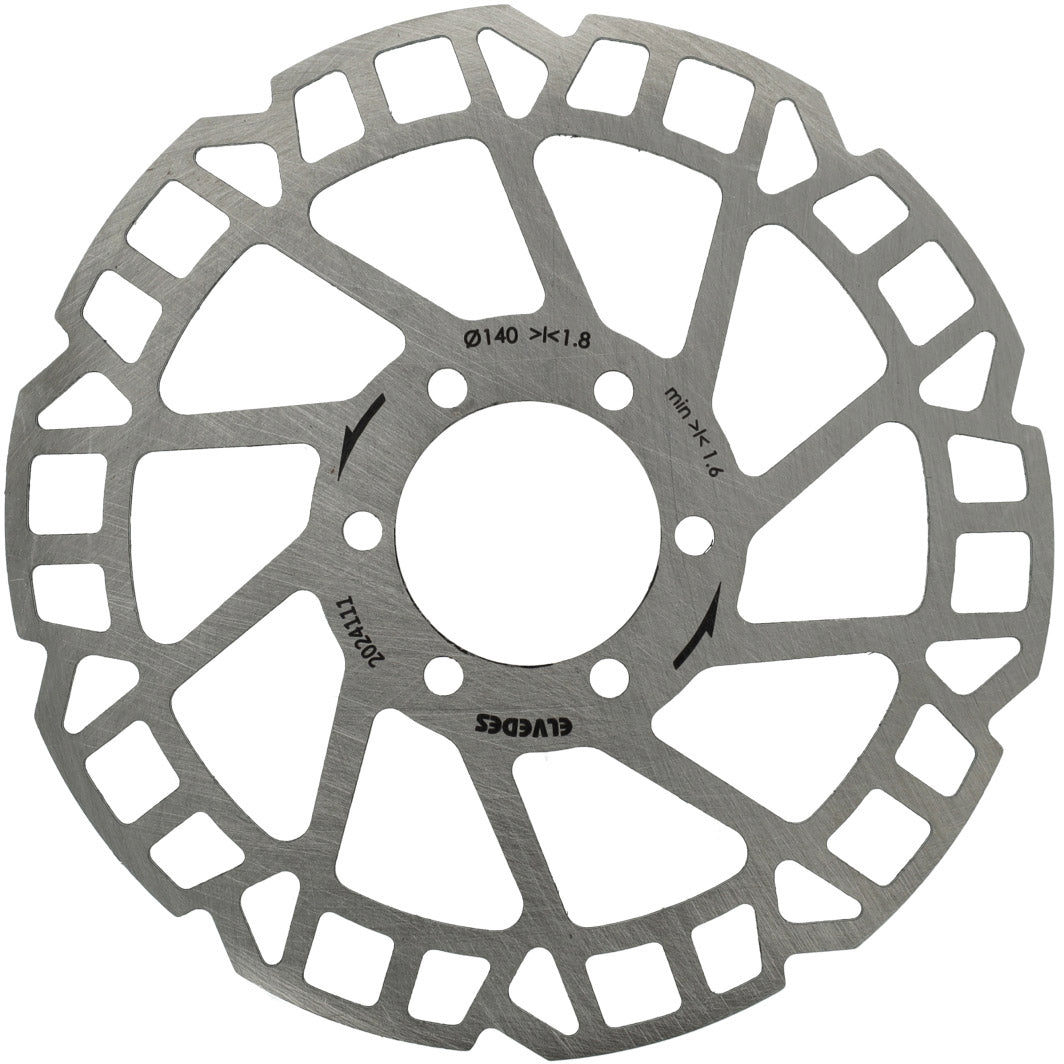 Elvedes bremseskive 6-huls �140mm d=1,8mm
