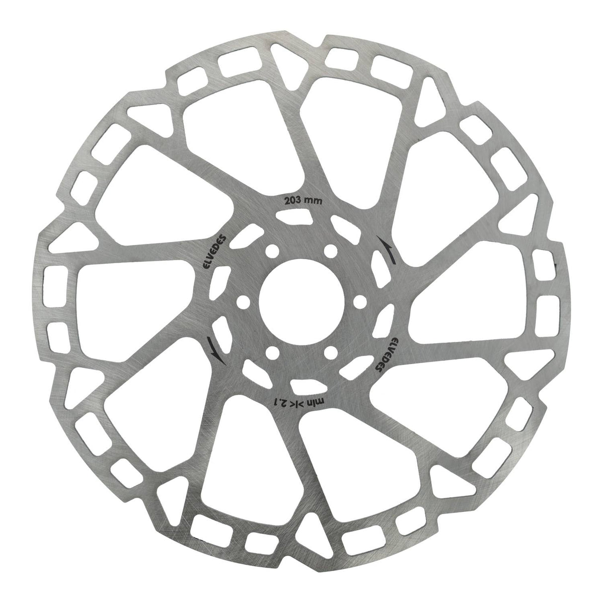 Elvedes bremseskive 6-huls �180mm t=2,3mm